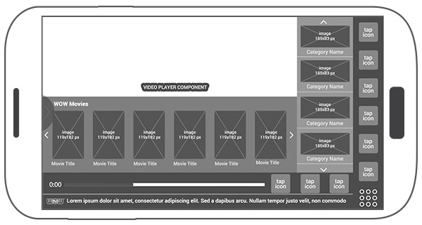 VOD Wireframe