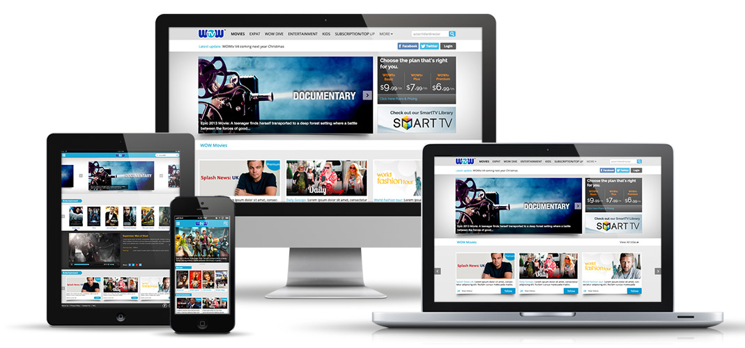 WOWtv Responsive Design